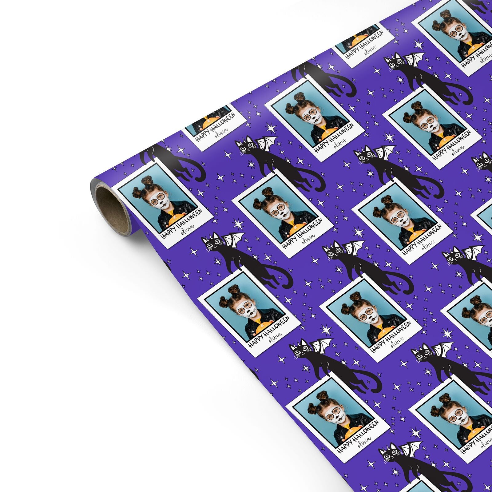 Personalised Photo Halloween Personalised Gift Wrap