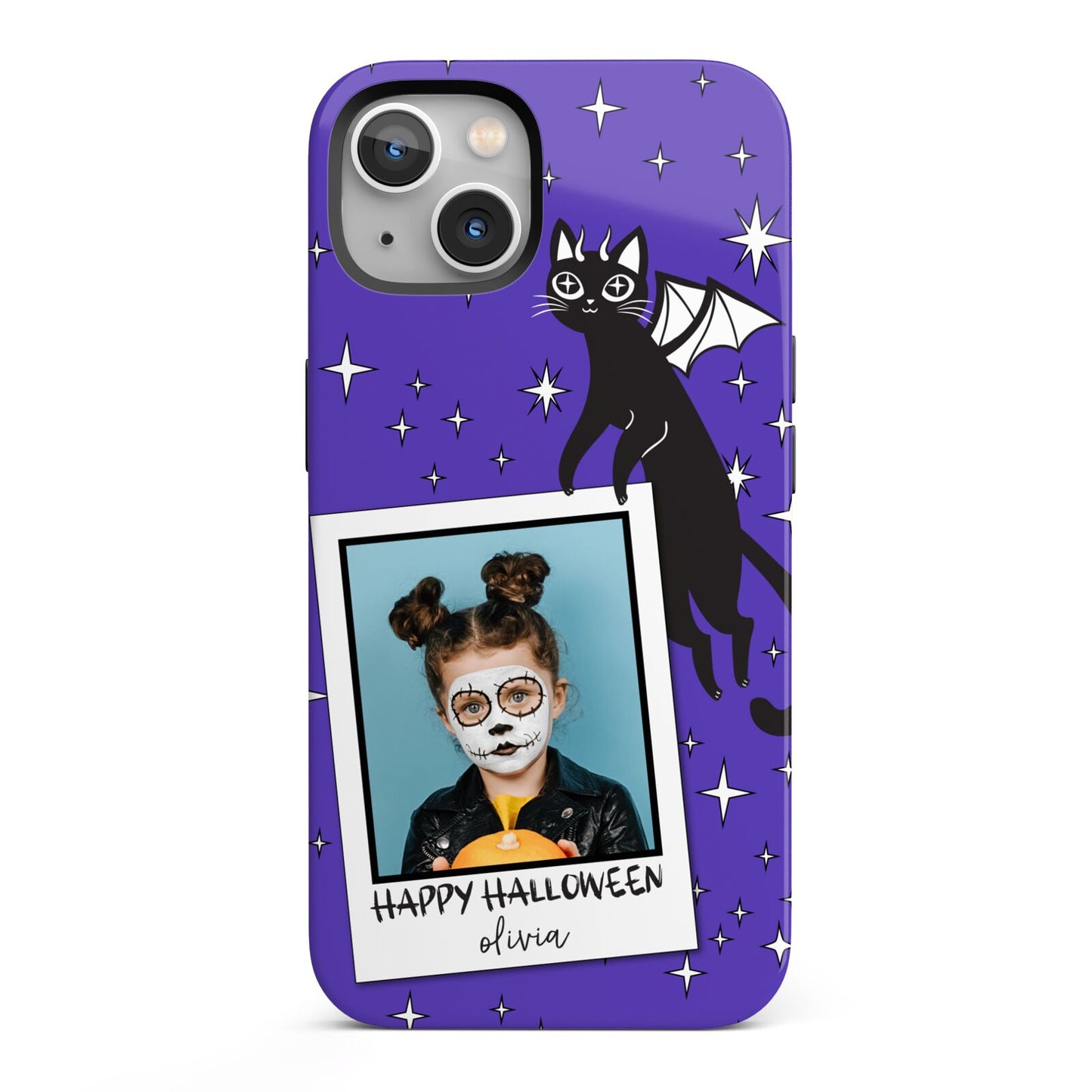 Personalised Photo Halloween iPhone 13 Full Wrap 3D Tough Case