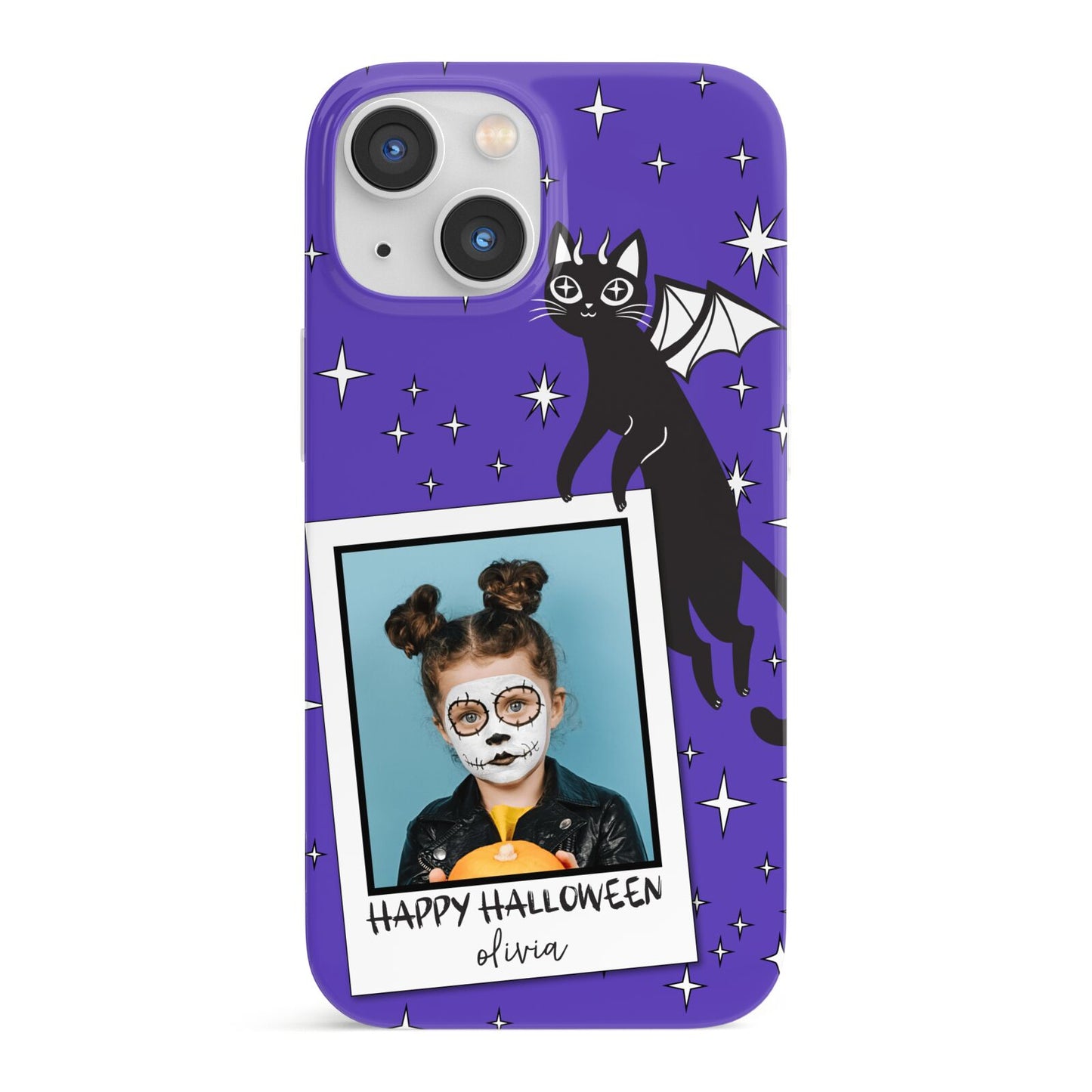Personalised Photo Halloween iPhone 13 Mini Full Wrap 3D Snap Case