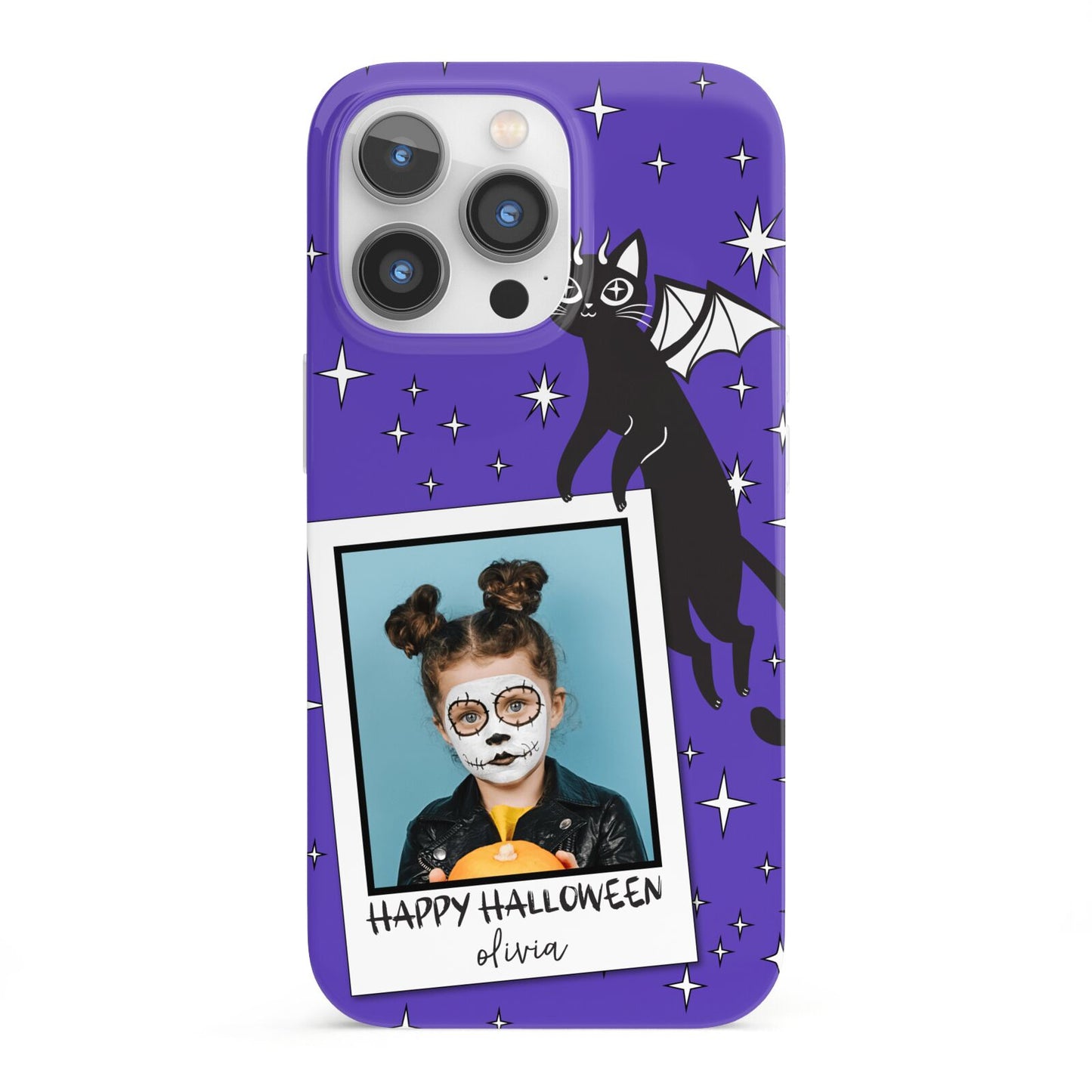 Personalised Photo Halloween iPhone 13 Pro Full Wrap 3D Snap Case