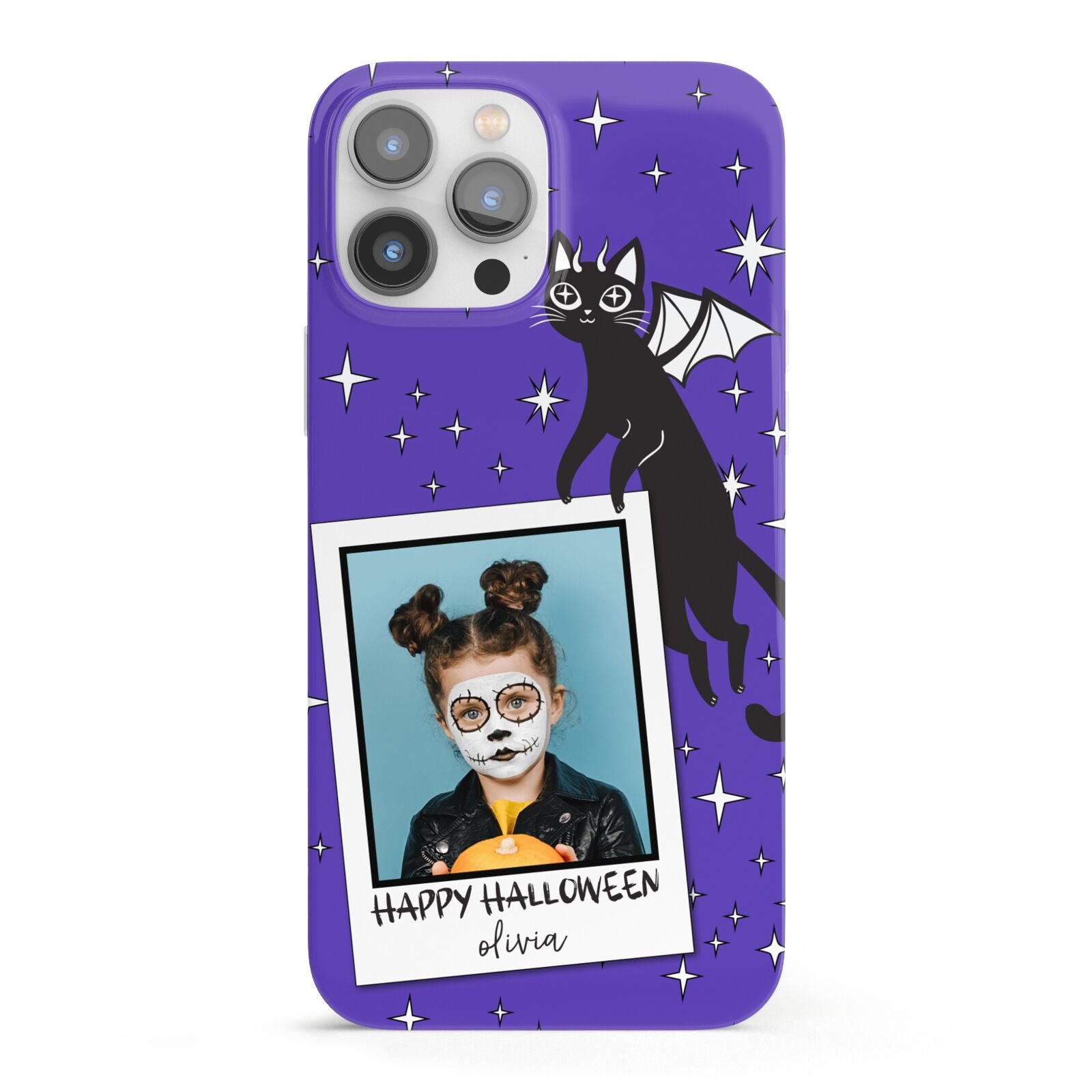Personalised Photo Halloween iPhone 13 Pro Max Full Wrap 3D Snap Case