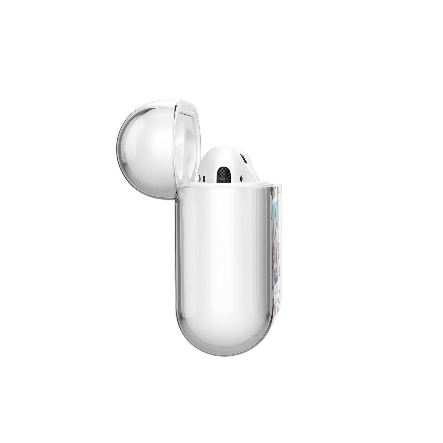 Personalised Photo Holiday AirPods Case Side Angle