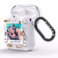 Personalised Photo Holiday AirPods Clear Case Side Image