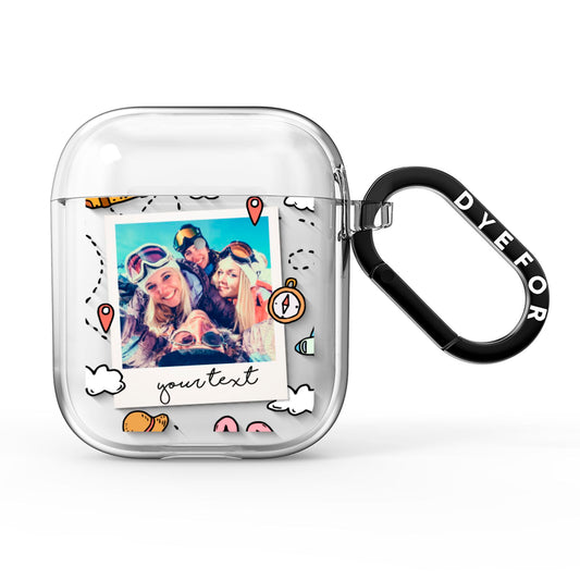 Personalised Photo Holiday AirPods Clear Case