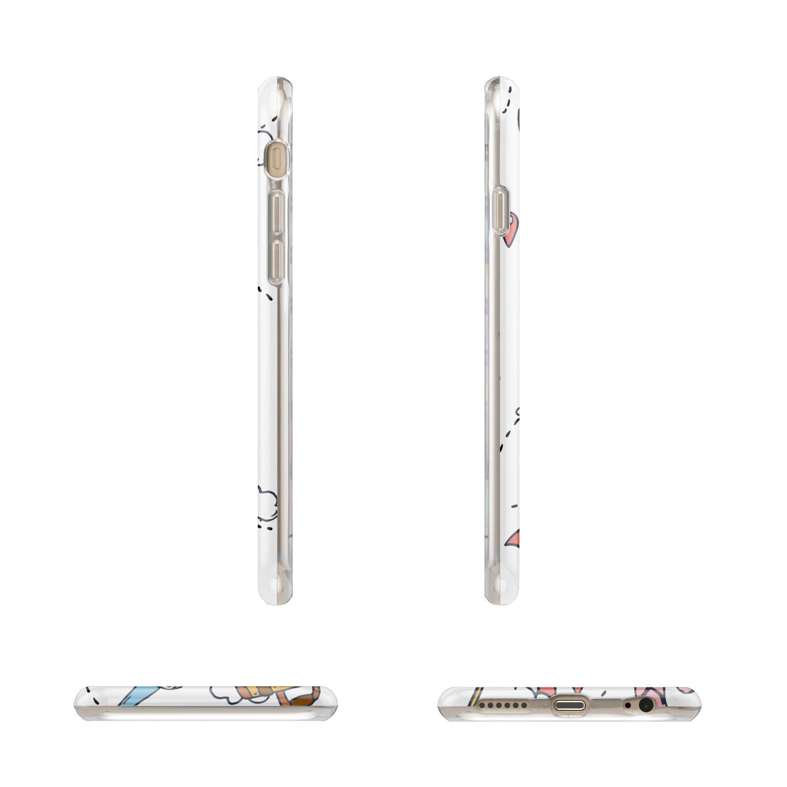 Personalised Photo Holiday Apple iPhone 6 3D Wrap Tough Case Alternative Image Angles