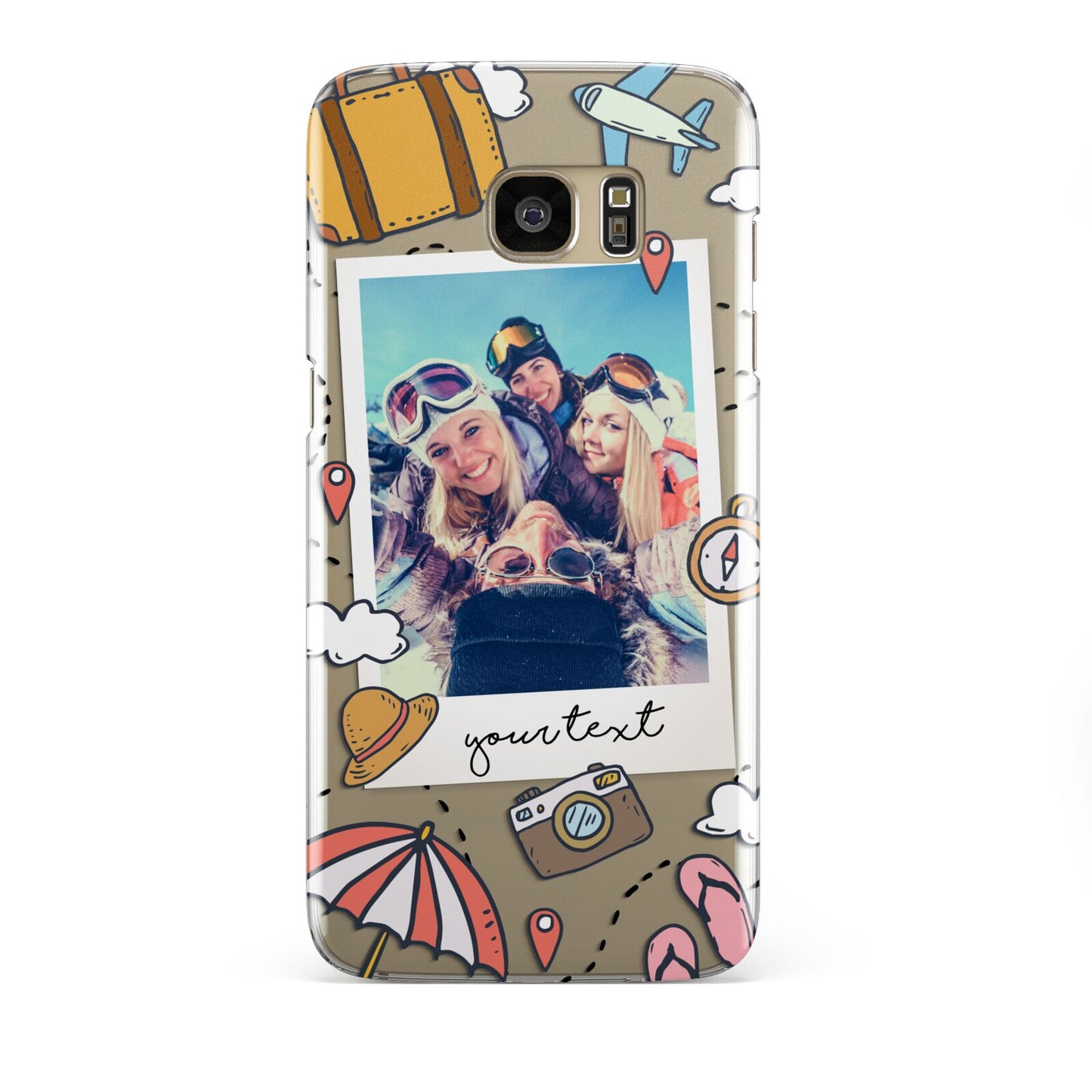 Personalised Photo Holiday Samsung Galaxy S7 Edge Case