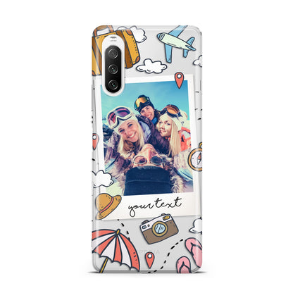 Personalised Photo Holiday Sony Xperia 10 III Case