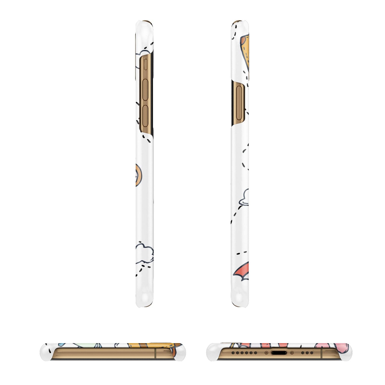 Personalised Photo Holiday iPhone 11 3D Snap Case Angle Images