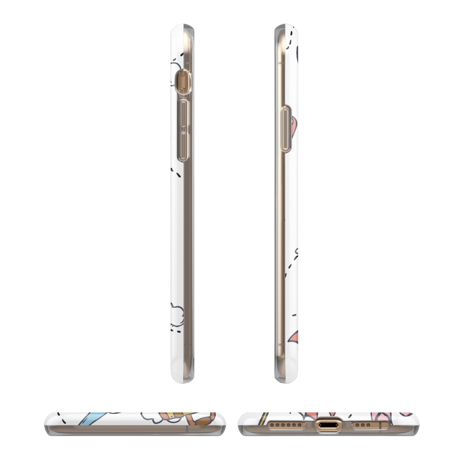 Personalised Photo Holiday iPhone 11 3D Tough Case Angle Images