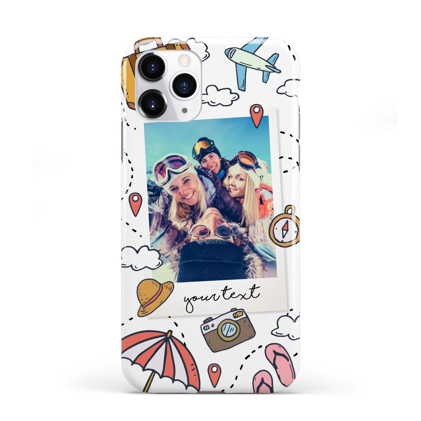 Personalised Photo Holiday iPhone 11 Pro 3D Tough Case