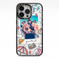 Personalised Photo Holiday iPhone 13 Pro Black Impact Case on Silver phone