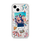 Personalised Photo Holiday iPhone 14 Clear Tough Case Starlight