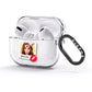 Personalised Photo Kiss AirPods Glitter Case 3rd Gen Side Image