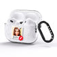 Personalised Photo Kiss AirPods Pro Glitter Case Side Image