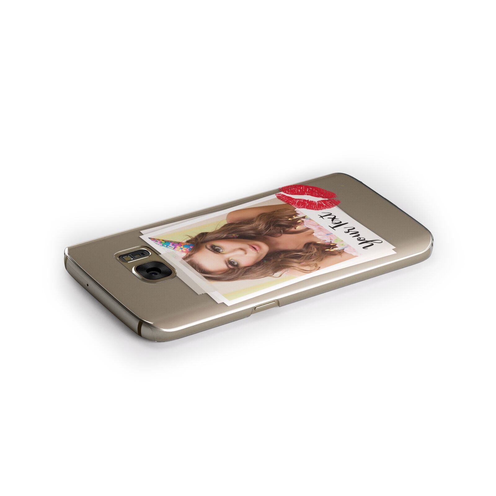 Personalised Photo Kiss Samsung Galaxy Case Side Close Up