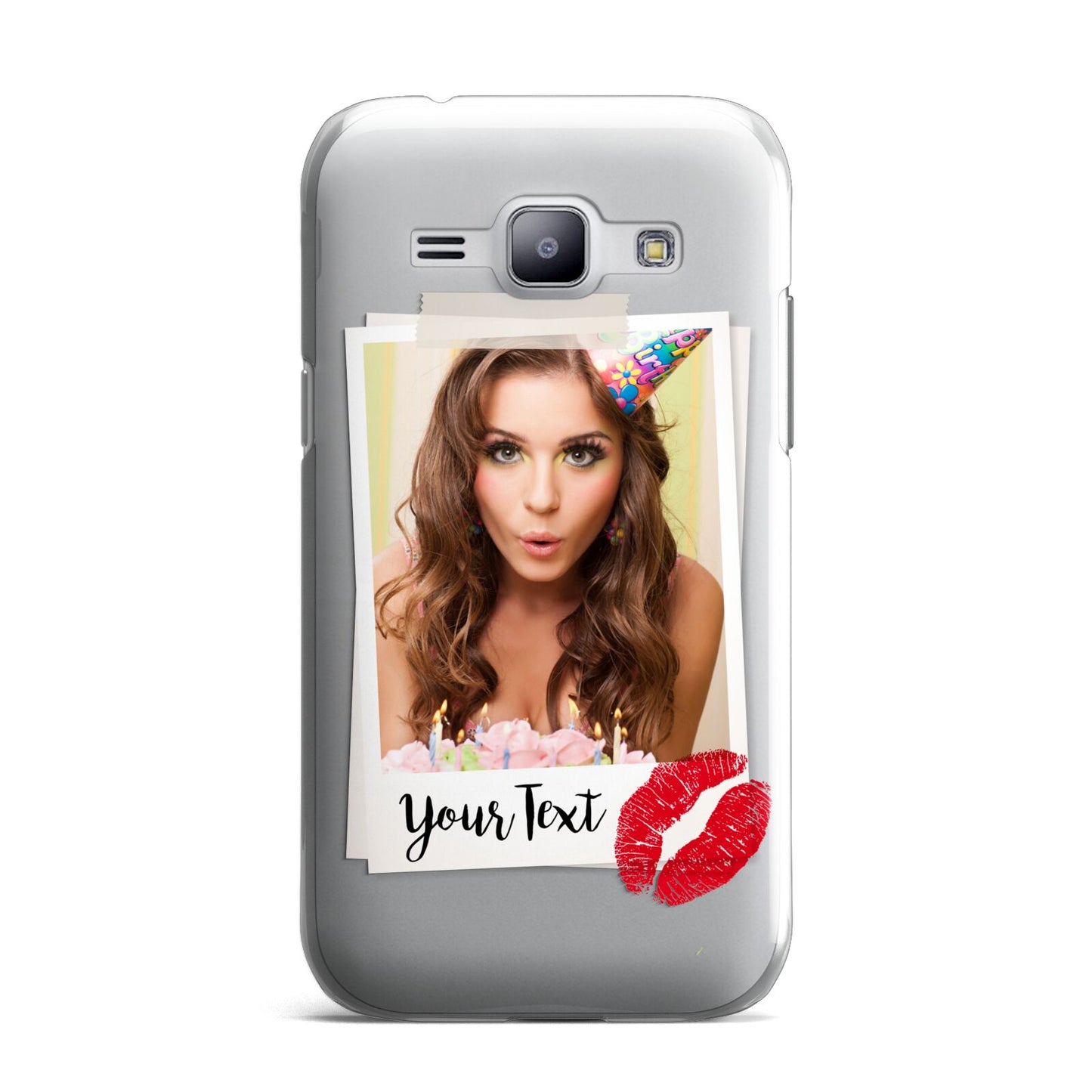 Personalised Photo Kiss Samsung Galaxy J1 2015 Case