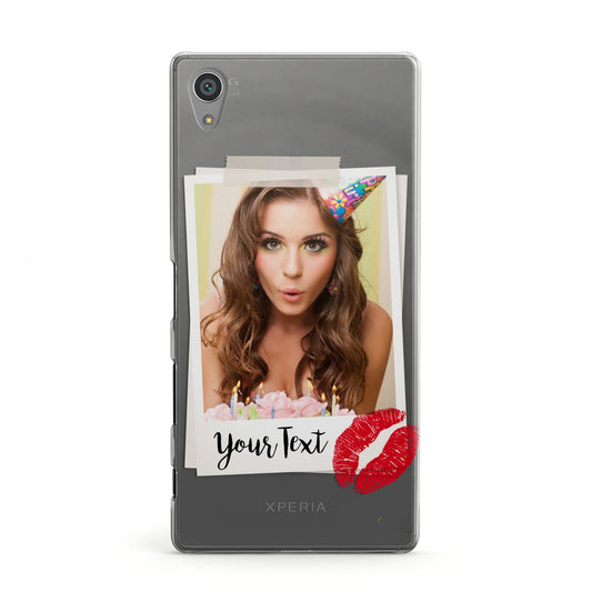 Personalised Photo Kiss Sony Xperia Case