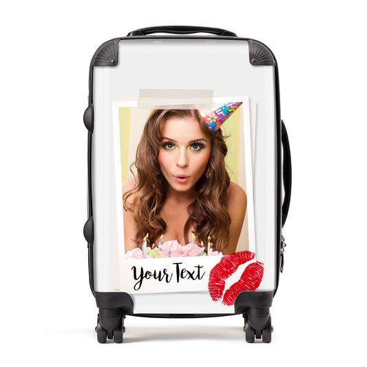 Personalised Photo Kiss Suitcase