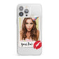 Personalised Photo Kiss iPhone 13 Pro Max Clear Bumper Case