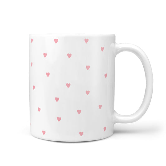 Personalised Photo Love Hearts 10oz Mug