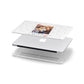 Personalised Photo Love Hearts Apple MacBook Case in Detail