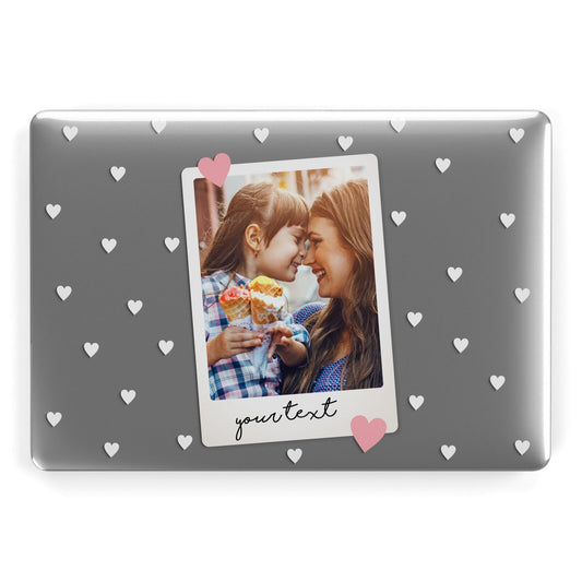 Personalised Photo Love Hearts Apple MacBook Case