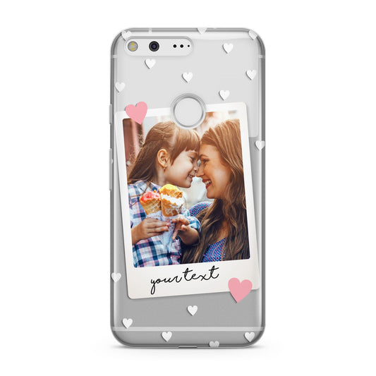 Personalised Photo Love Hearts Google Pixel Case