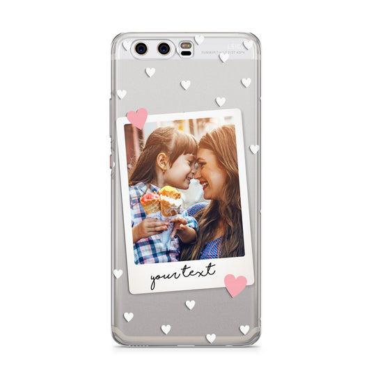 Personalised Photo Love Hearts Huawei P10 Phone Case
