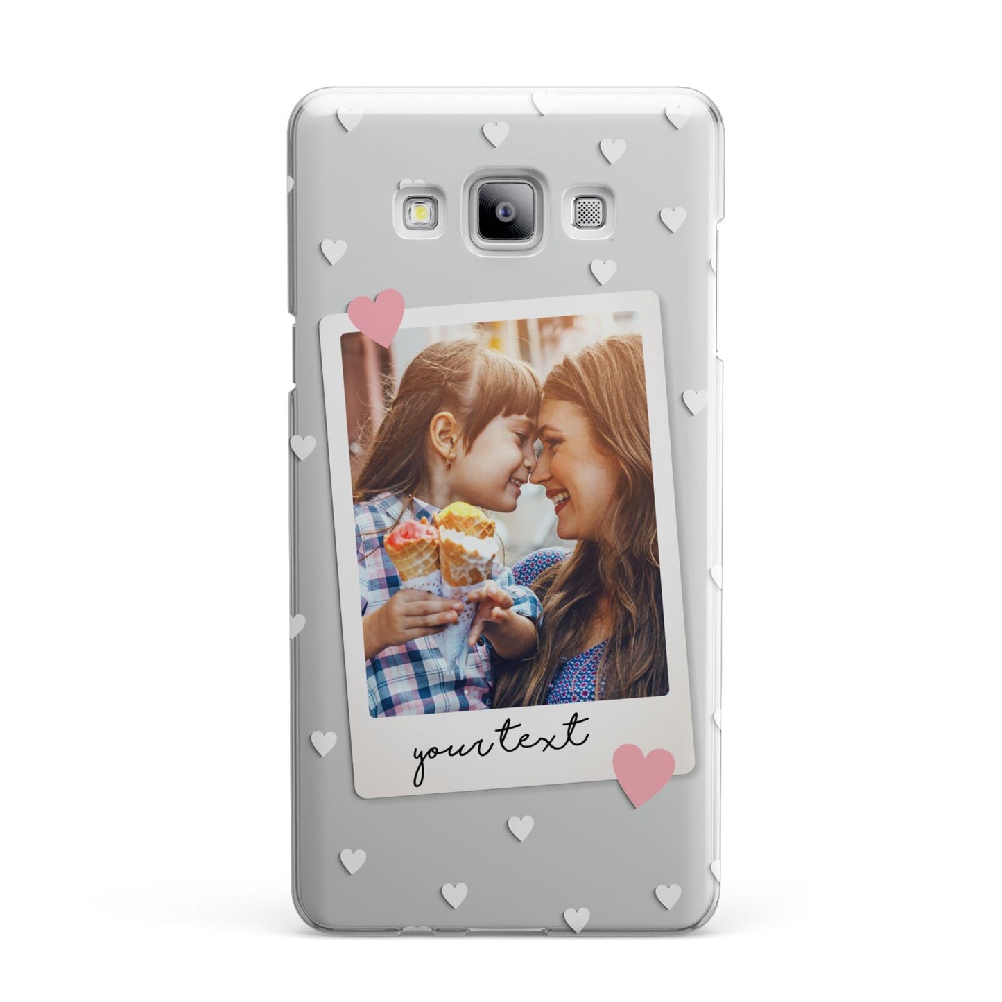 Personalised Photo Love Hearts Samsung Galaxy A7 2015 Case