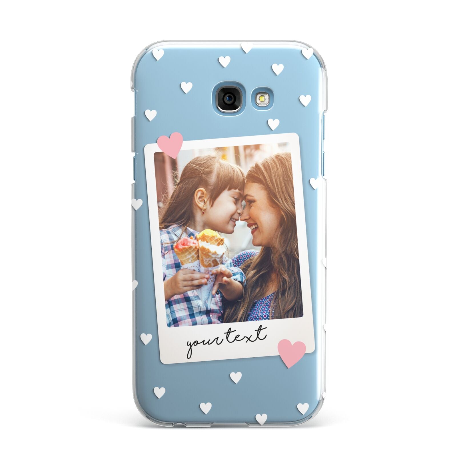 Personalised Photo Love Hearts Samsung Galaxy A7 2017 Case