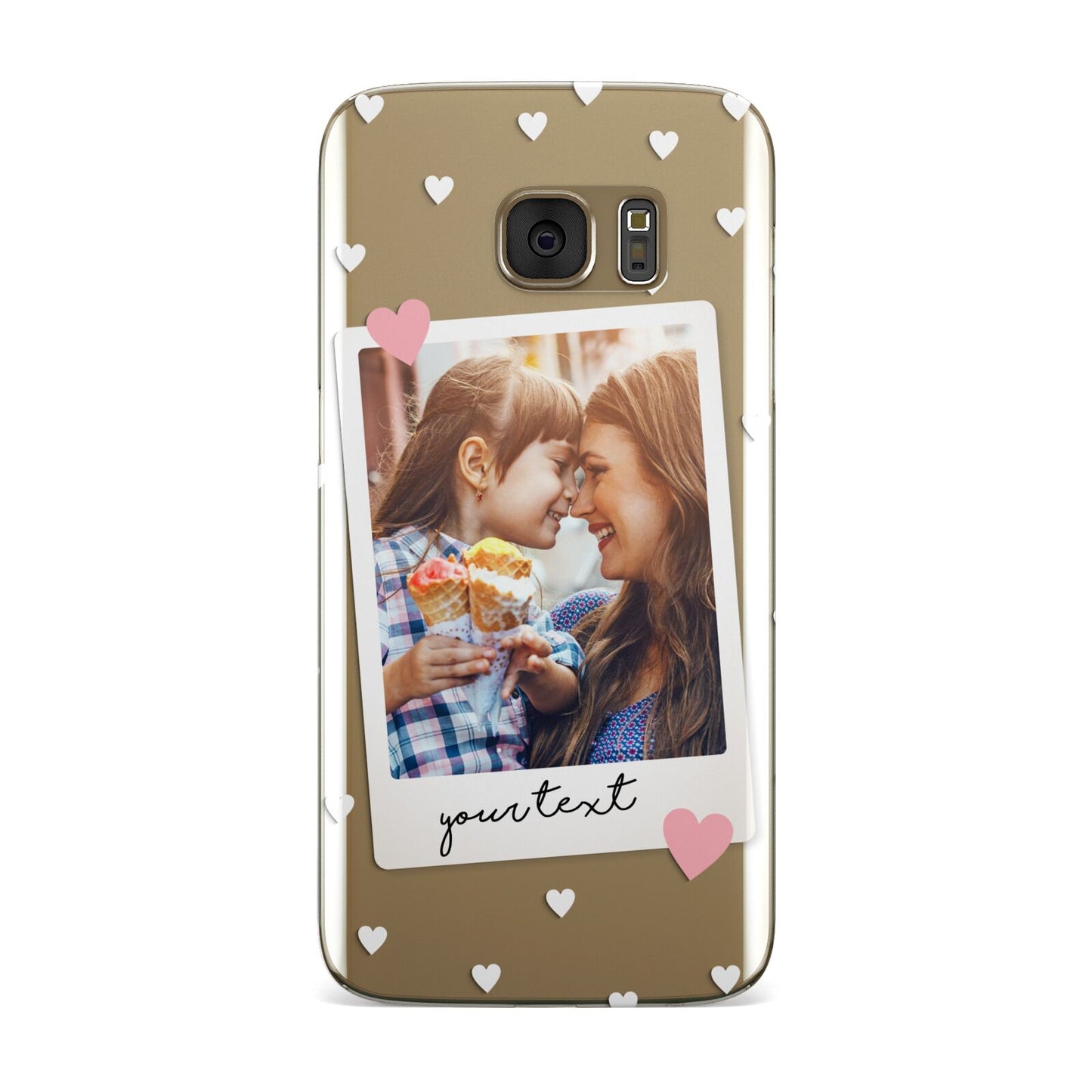 Personalised Photo Love Hearts Samsung Galaxy Case