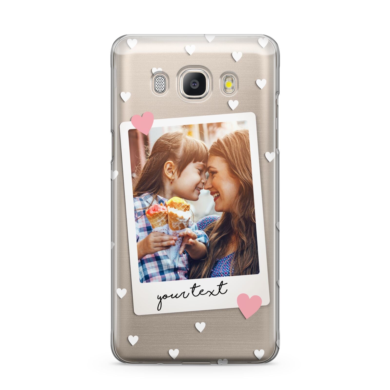 Personalised Photo Love Hearts Samsung Galaxy J5 2016 Case
