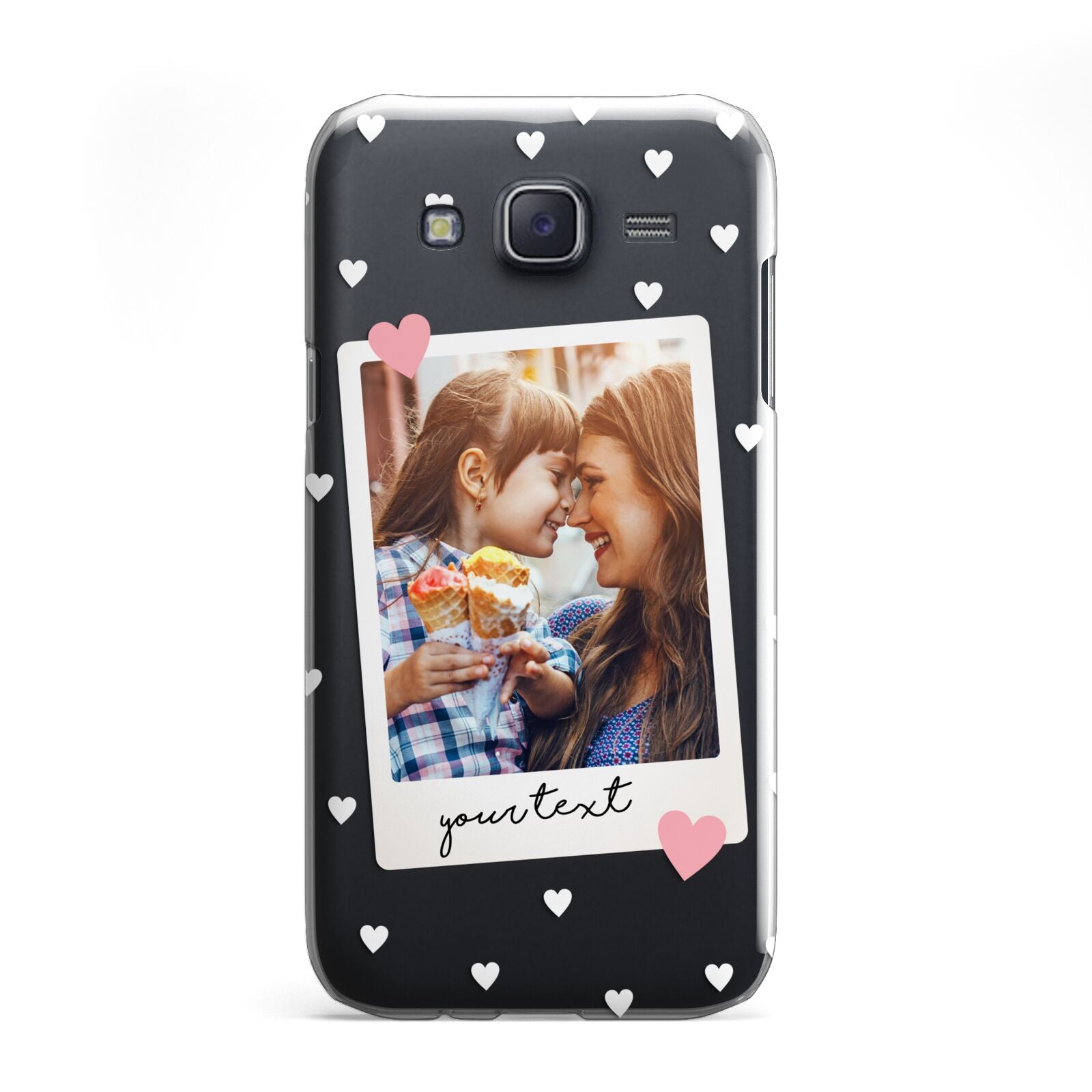 Personalised Photo Love Hearts Samsung Galaxy J5 Case