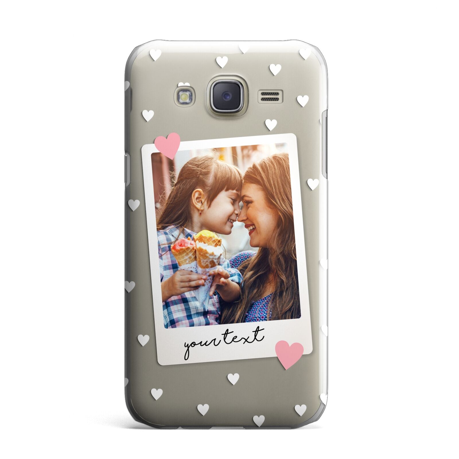 Personalised Photo Love Hearts Samsung Galaxy J7 Case