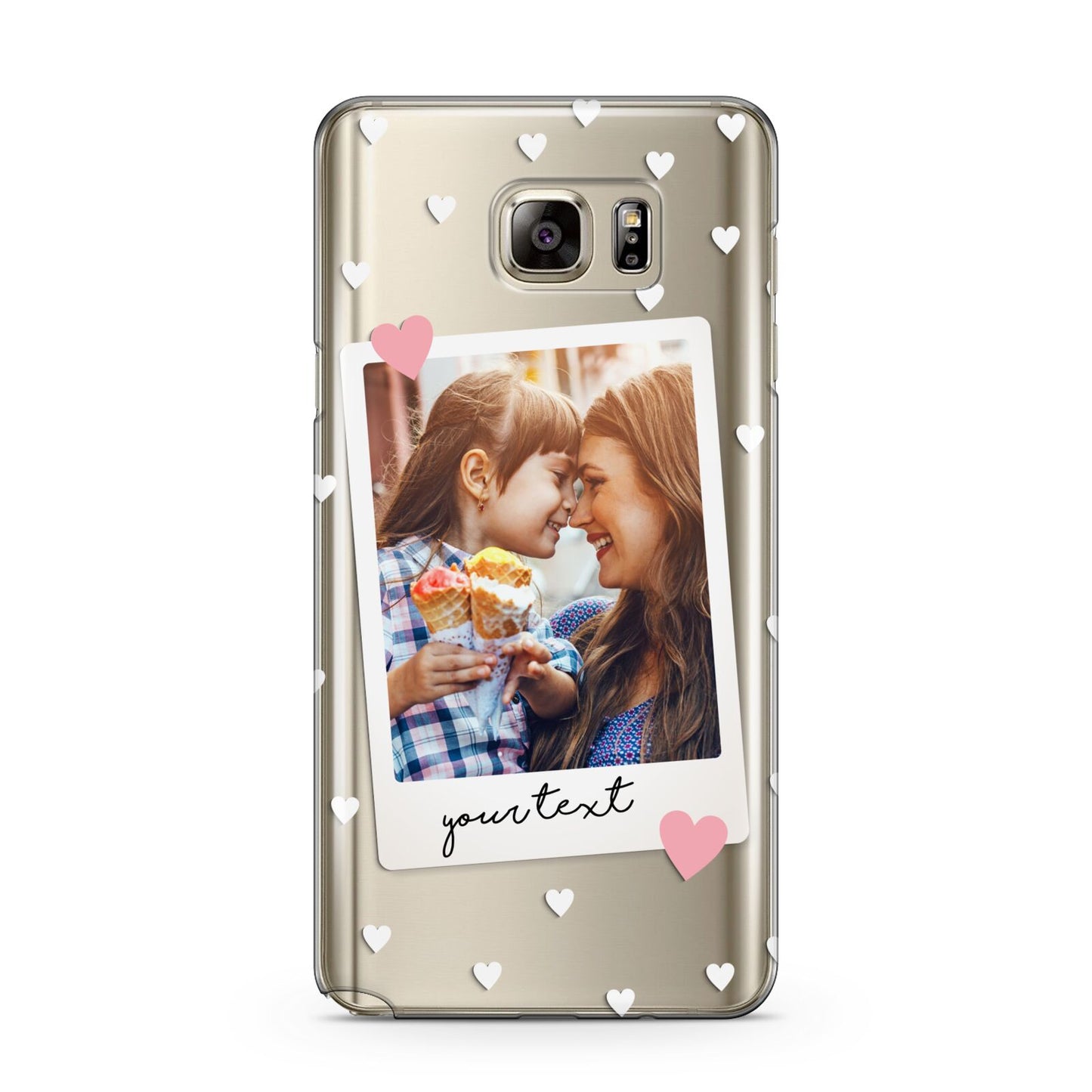 Personalised Photo Love Hearts Samsung Galaxy Note 5 Case