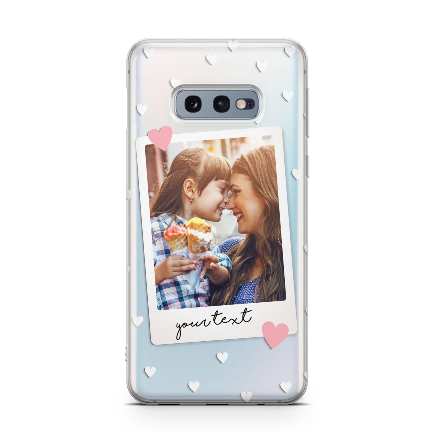 Personalised Photo Love Hearts Samsung Galaxy S10E Case