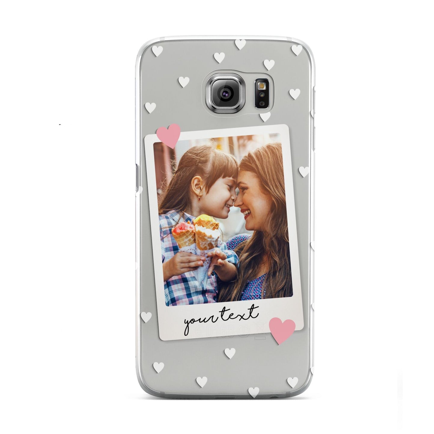 Personalised Photo Love Hearts Samsung Galaxy S6 Case