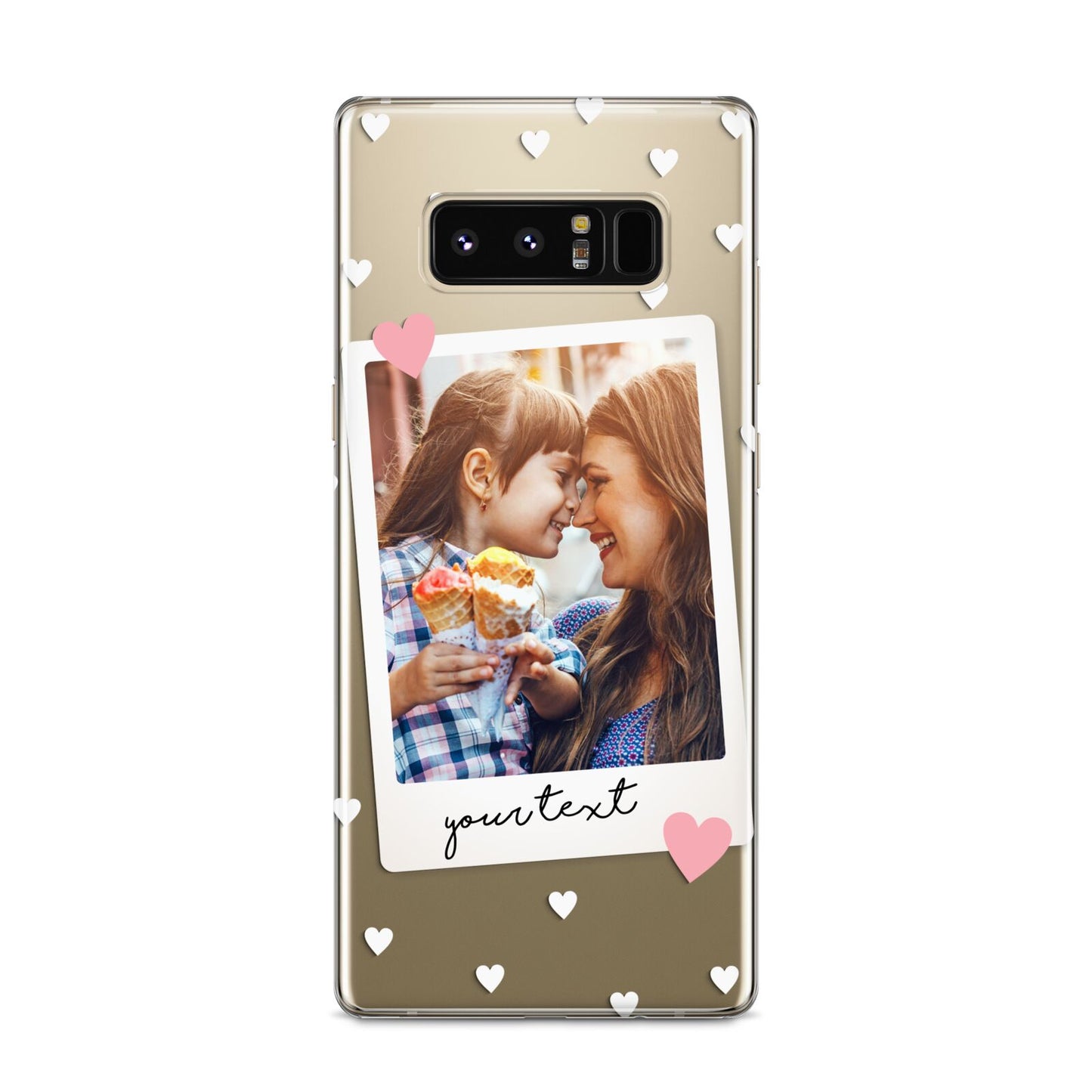 Personalised Photo Love Hearts Samsung Galaxy S8 Case