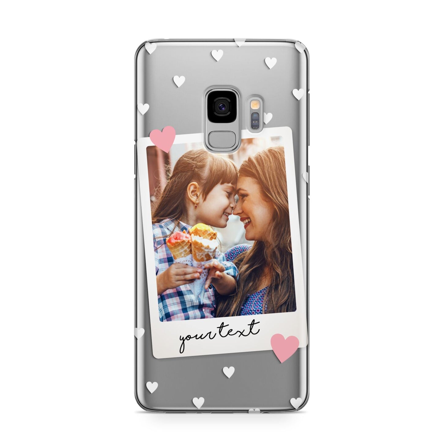 Personalised Photo Love Hearts Samsung Galaxy S9 Case