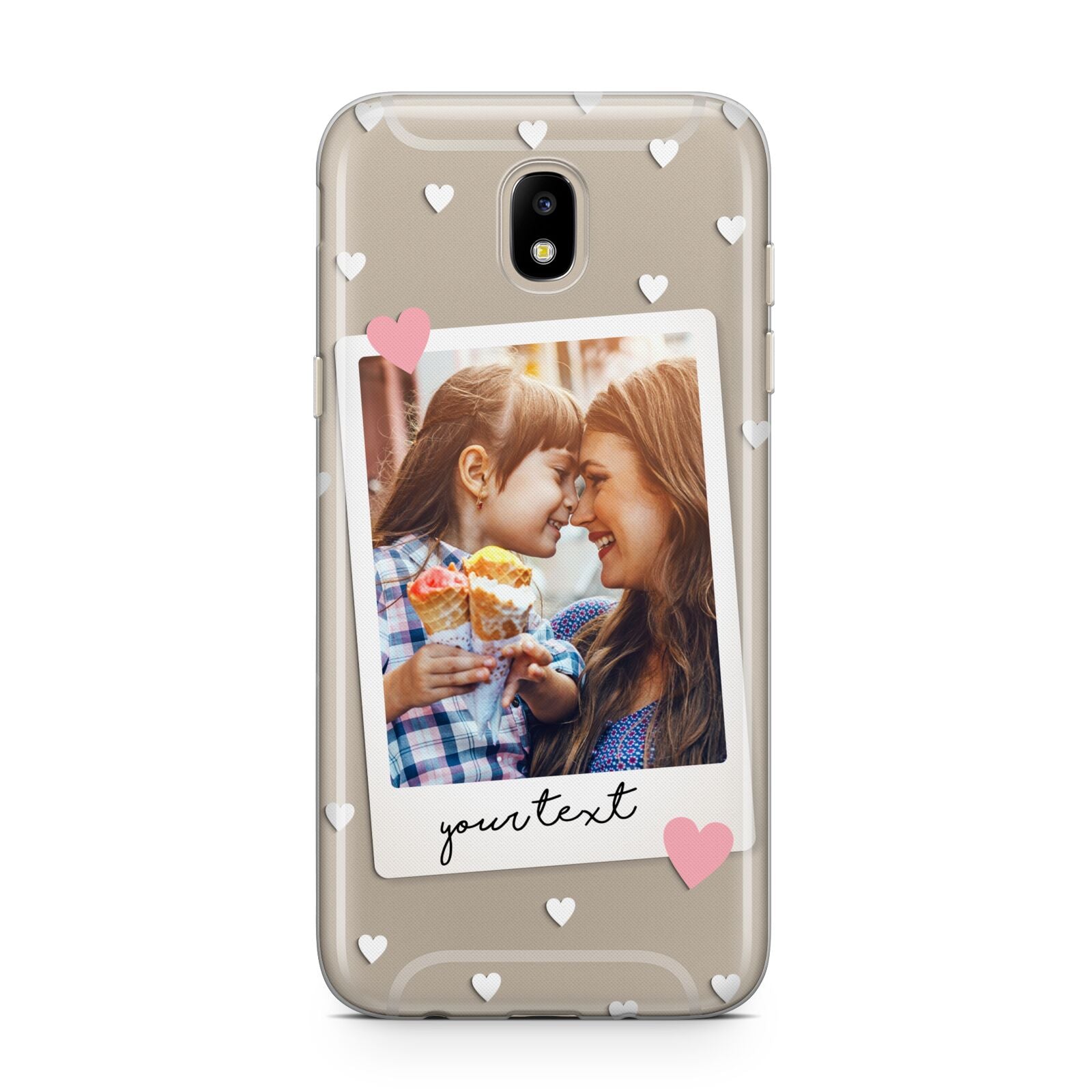 Personalised Photo Love Hearts Samsung J5 2017 Case