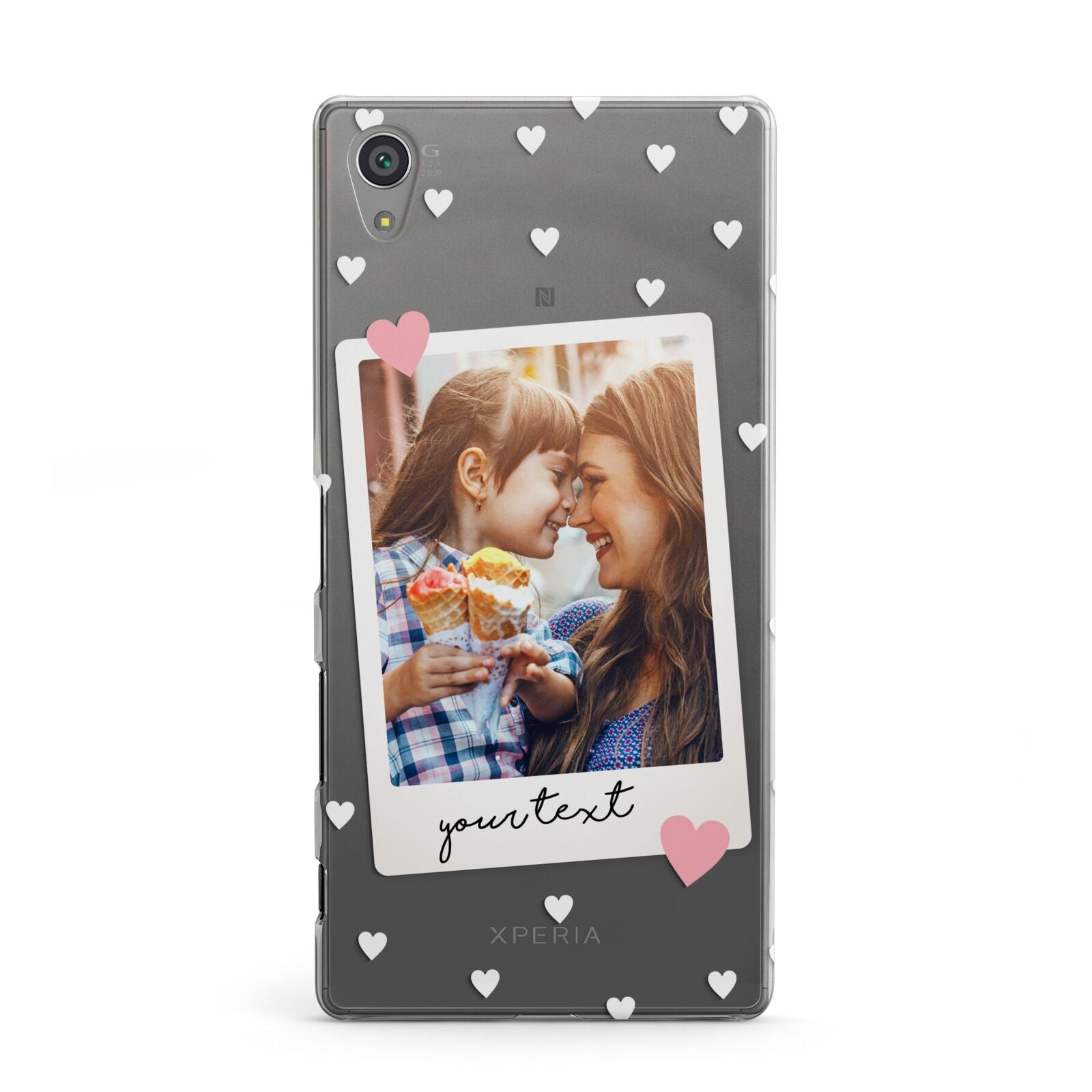 Personalised Photo Love Hearts Sony Xperia Case