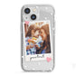 Personalised Photo Love Hearts iPhone 13 Mini TPU Impact Case with White Edges