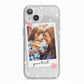 Personalised Photo Love Hearts iPhone 13 TPU Impact Case with White Edges