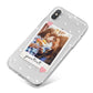 Personalised Photo Love Hearts iPhone X Bumper Case on Silver iPhone