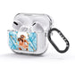 Personalised Photo Marble AirPods Glitter Case 3rd Gen Side Image