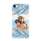 Personalised Photo Marble Apple iPhone 7 8 3D Snap Case