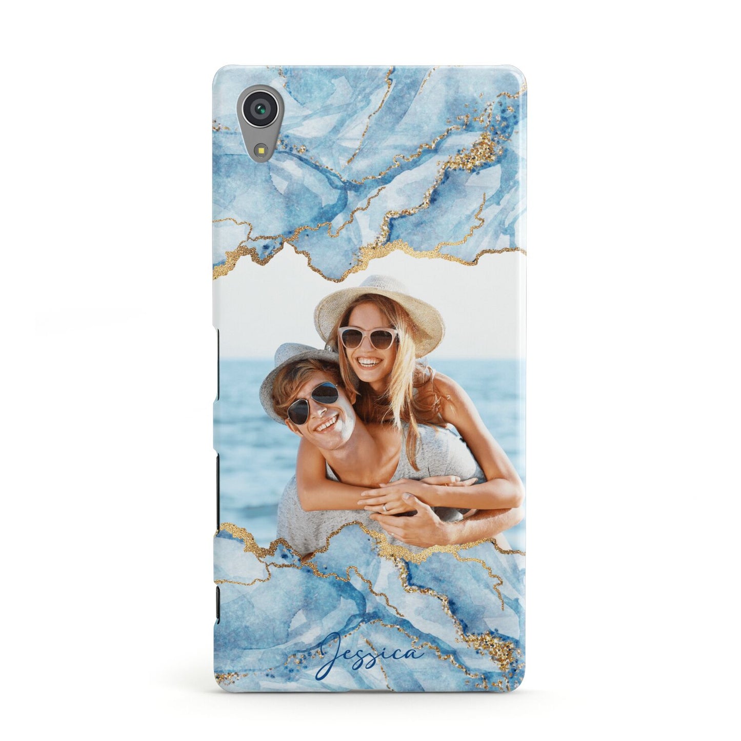 Personalised Photo Marble Sony Xperia Case