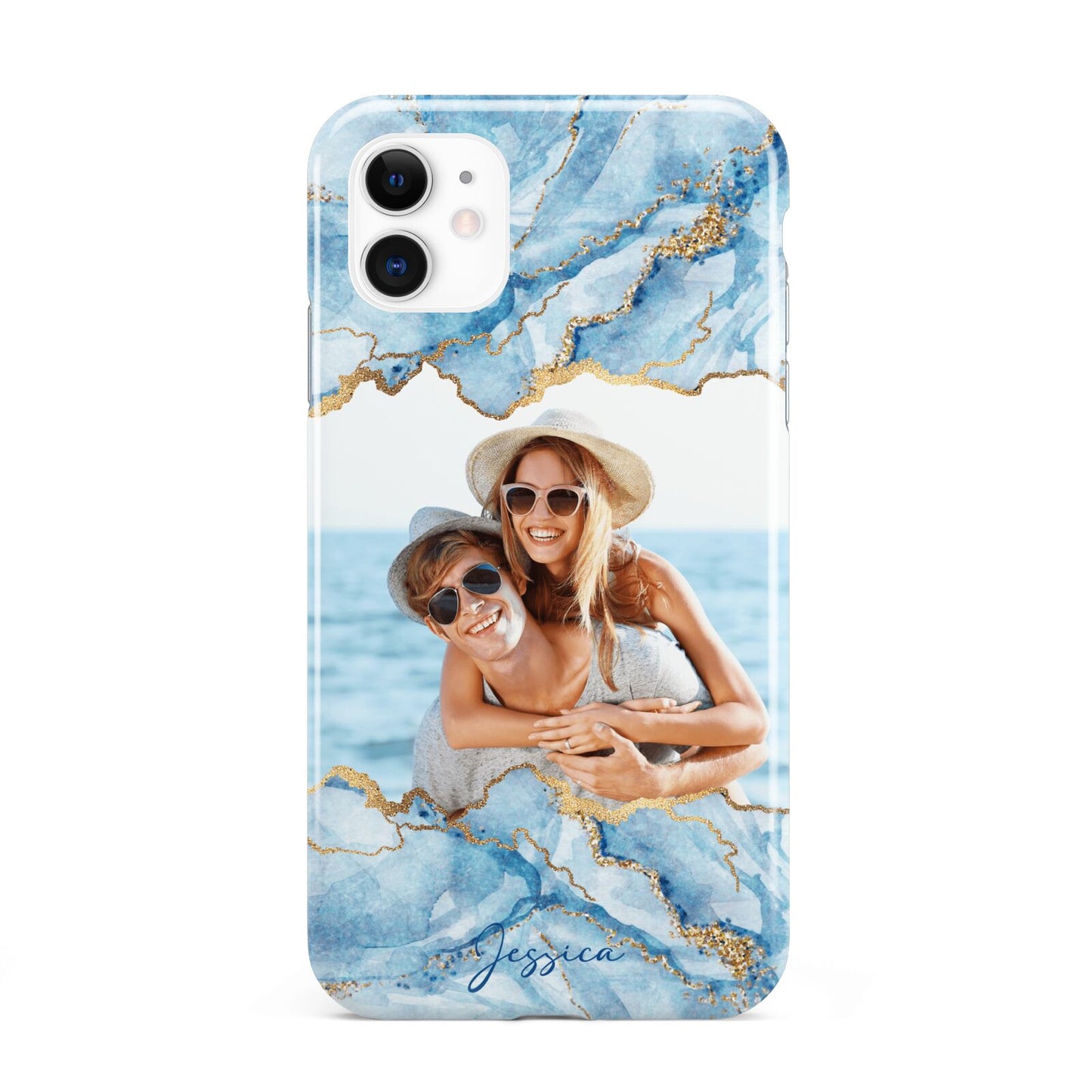 Personalised Photo Marble iPhone 11 3D Tough Case