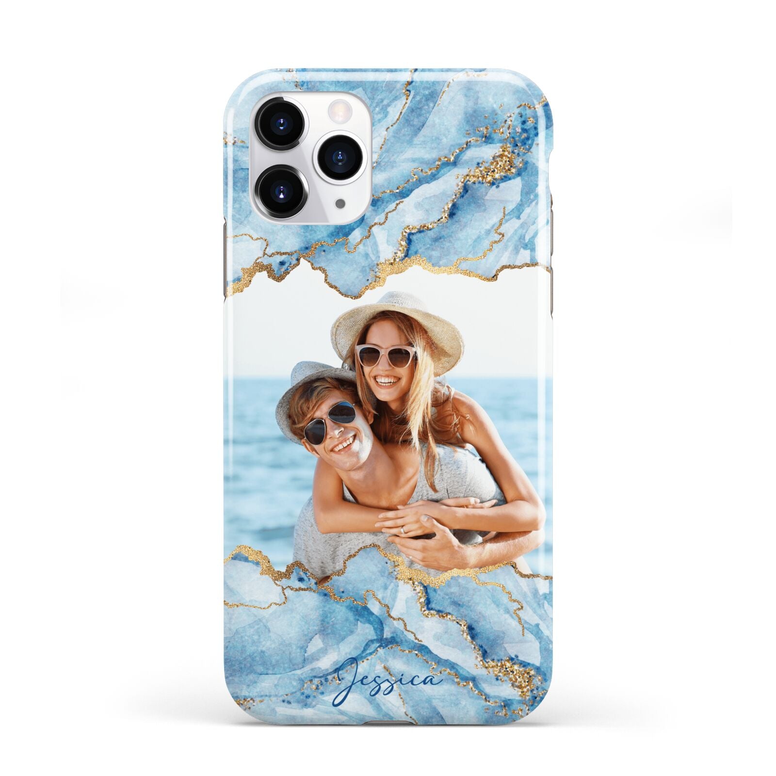 Personalised Photo Marble iPhone 11 Pro 3D Tough Case