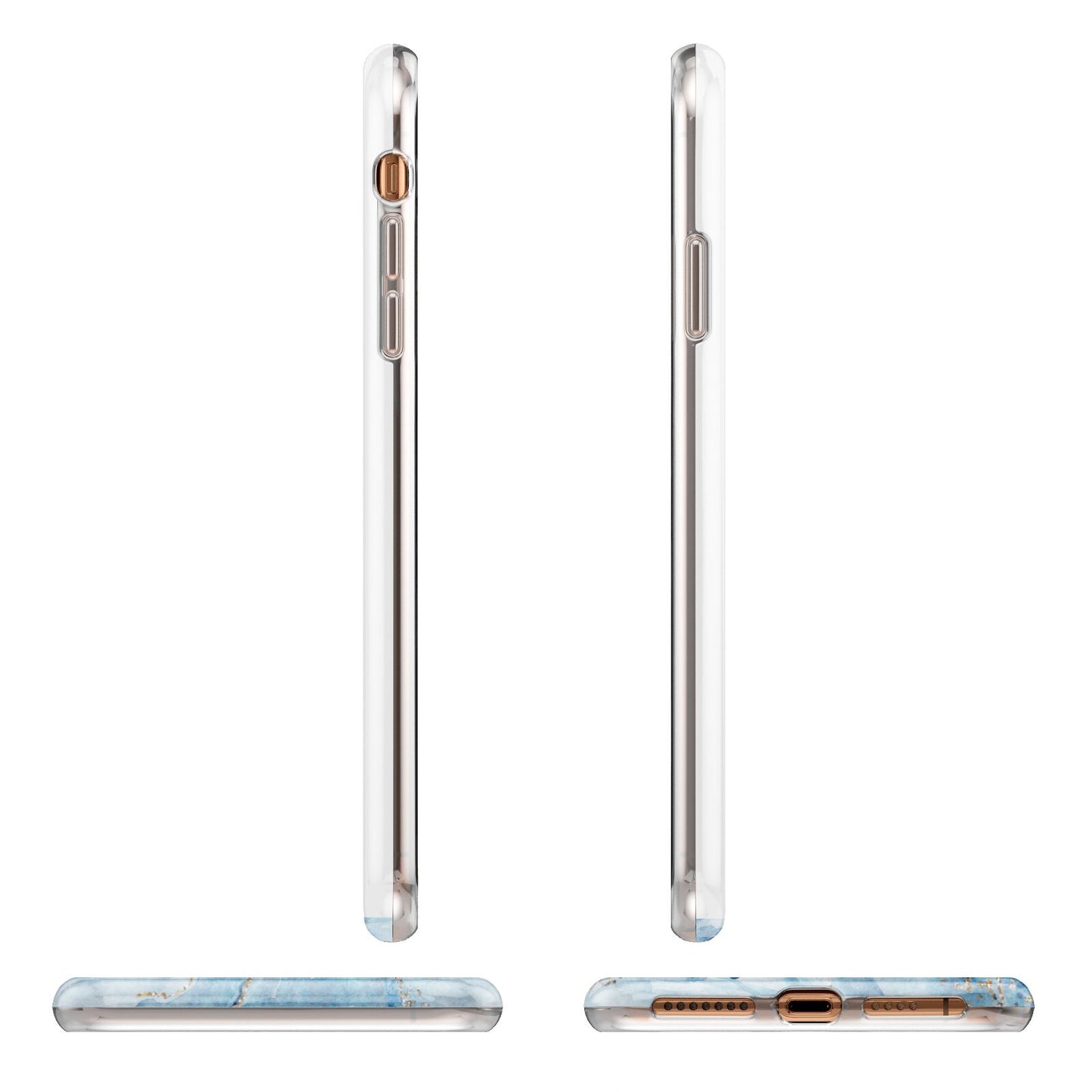 Personalised Photo Marble iPhone 11 Pro Max 3D Tough Case Angle Images